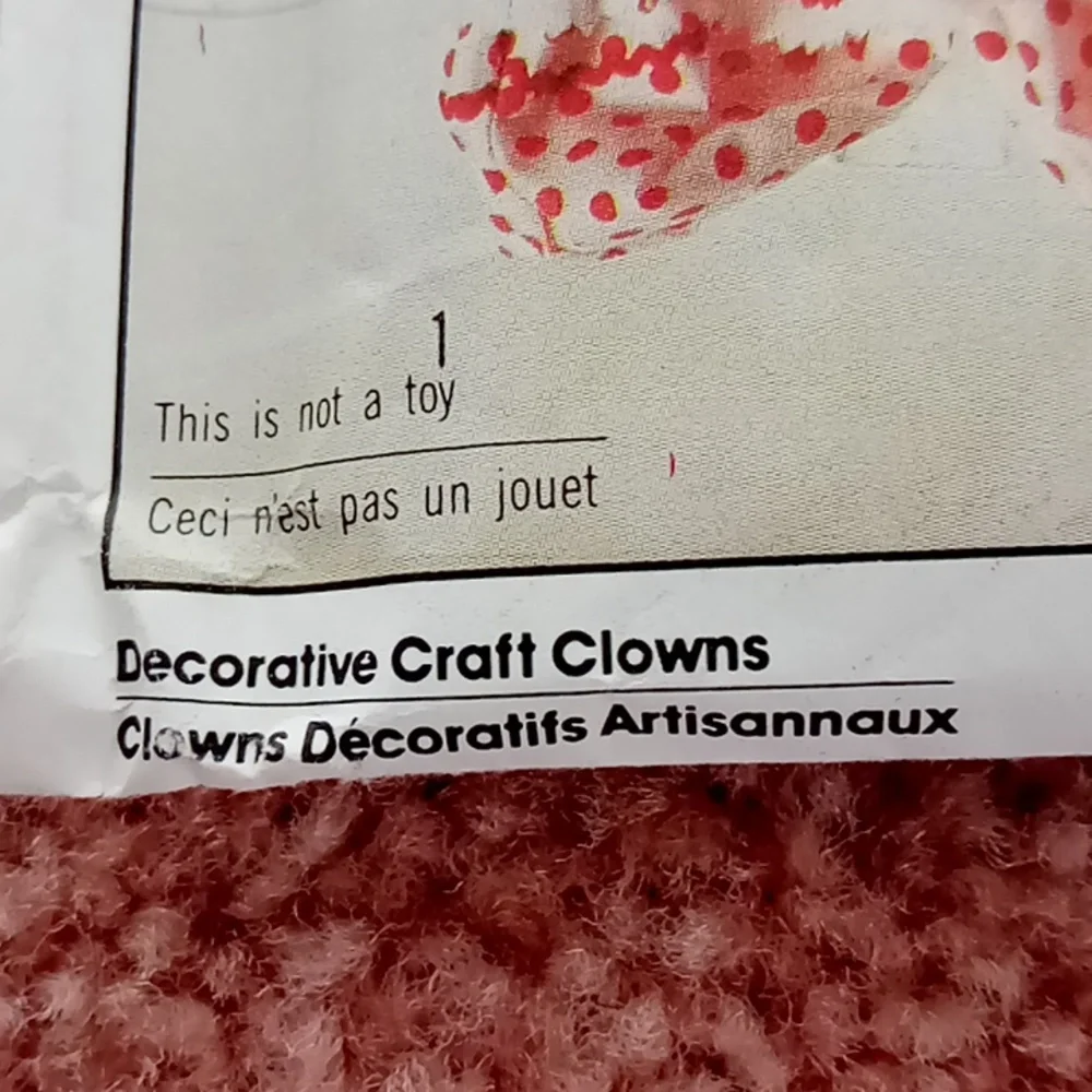 NWT Simplicity Crafts Clown Doll Pattern - Picture 5 of 5